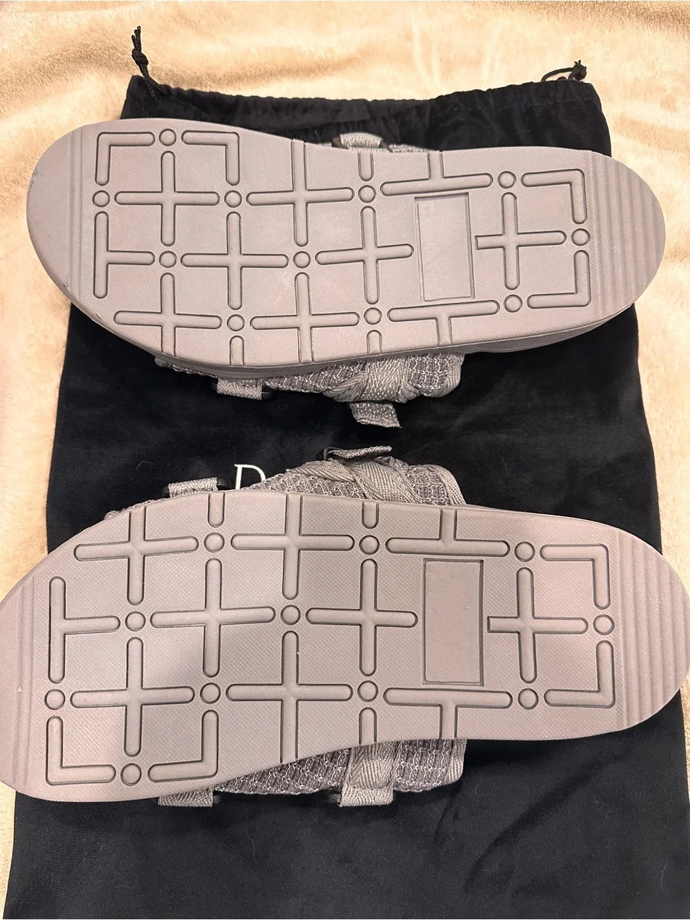 Draco Men's Gray Woven Slide Sandals